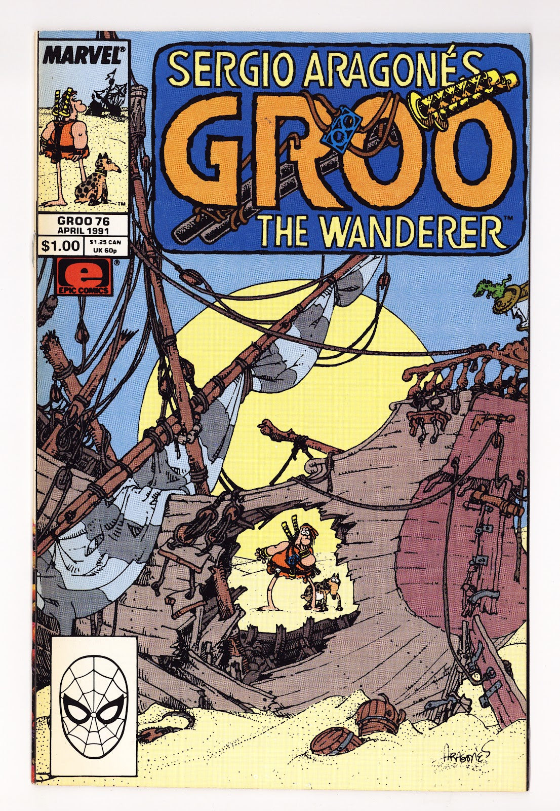 Sergio Aragones Groo the Wanderer Vol 2 76  Mid Grade   (1991)