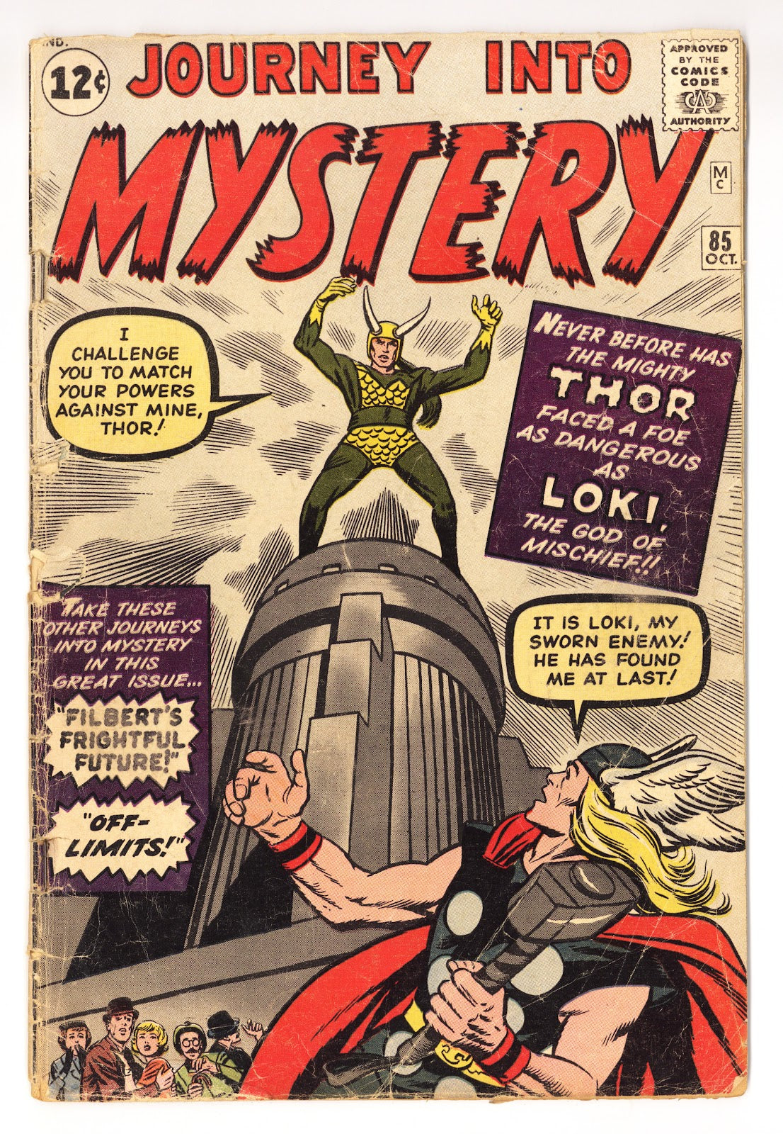 Journey into Mystery Vol 1 85  GD+ (2.5)   (1962)