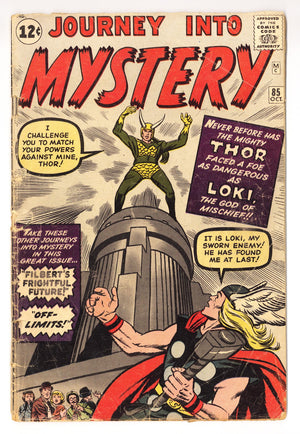 Journey into Mystery Vol 1 85  GD+ (2.5)   (1962)