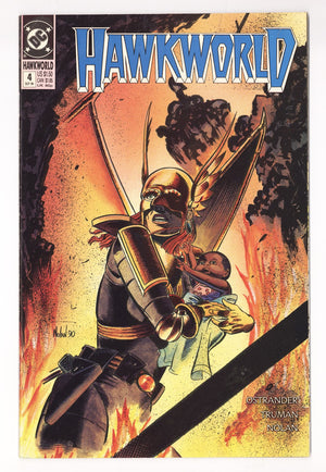 Hawkworld Vol 2 4  Mid Grade   (1990)