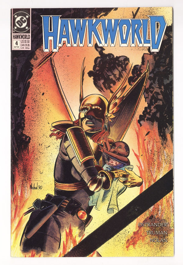 Hawkworld Vol 2 4  Mid Grade   (1990)