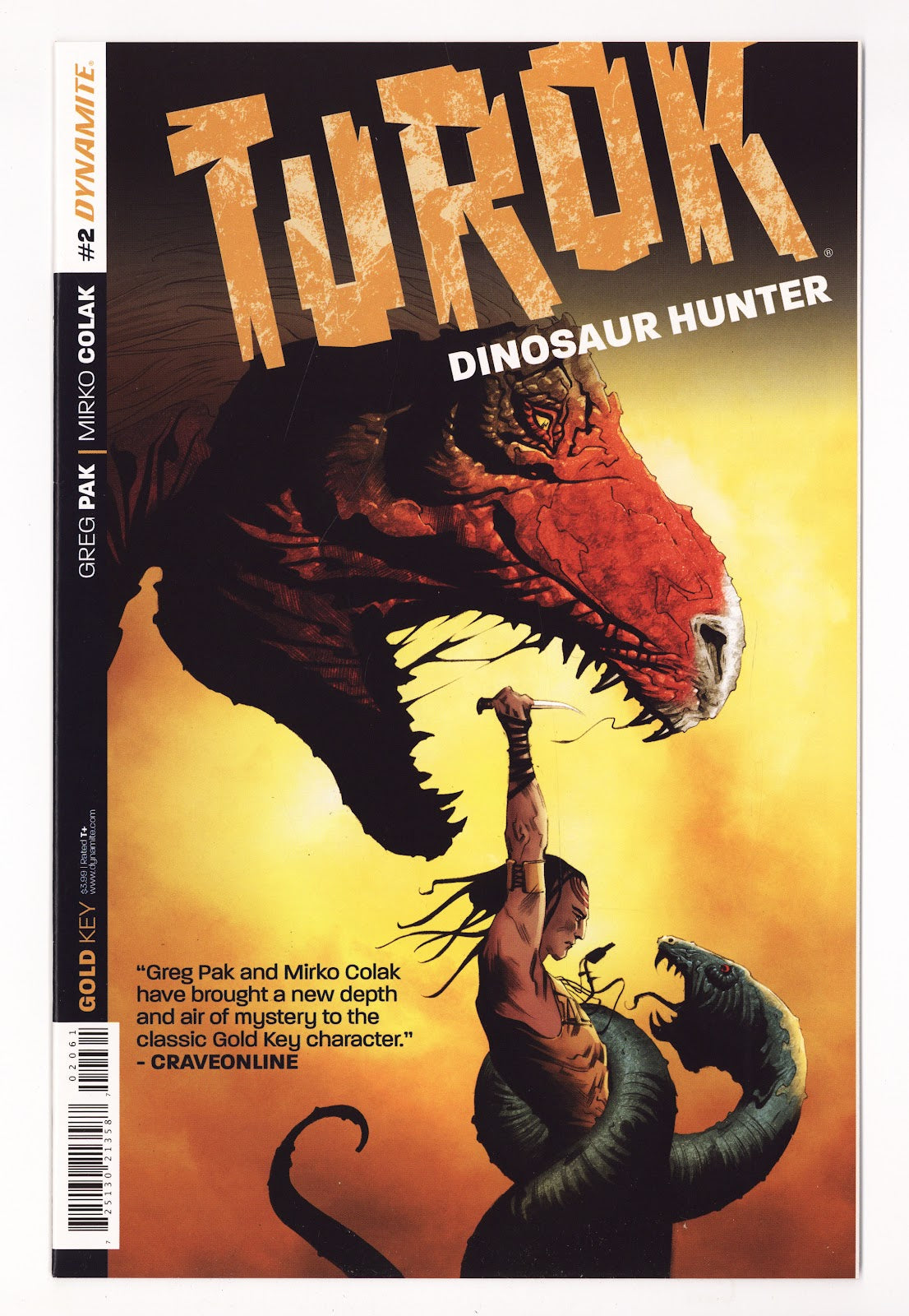 Turok: Dinosaur Hunter Vol 2 2  High Grade   (2014) Lee   Variant  