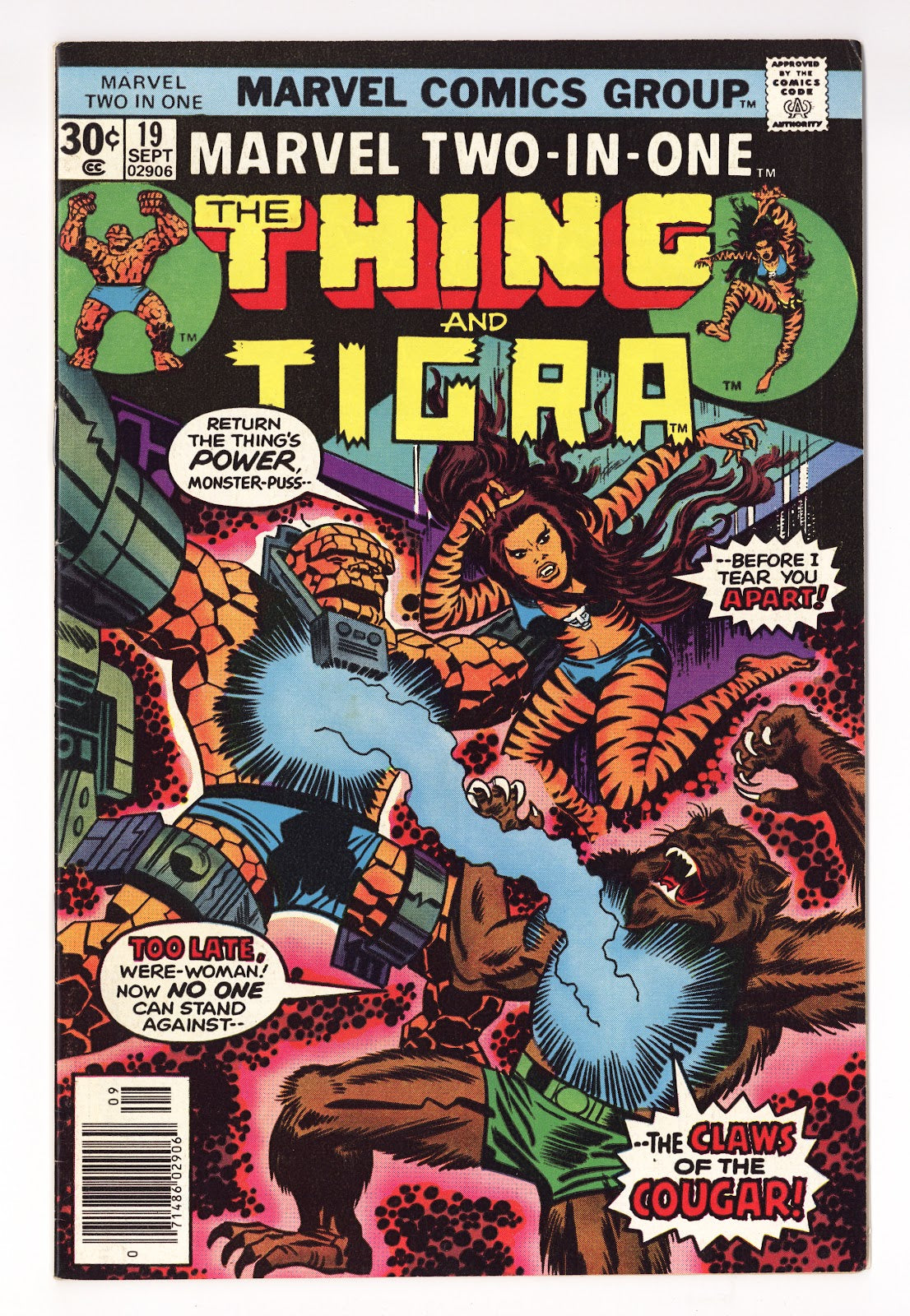 Marvel Two-in-One Vol 1 19  Mid Grade   (1976)     