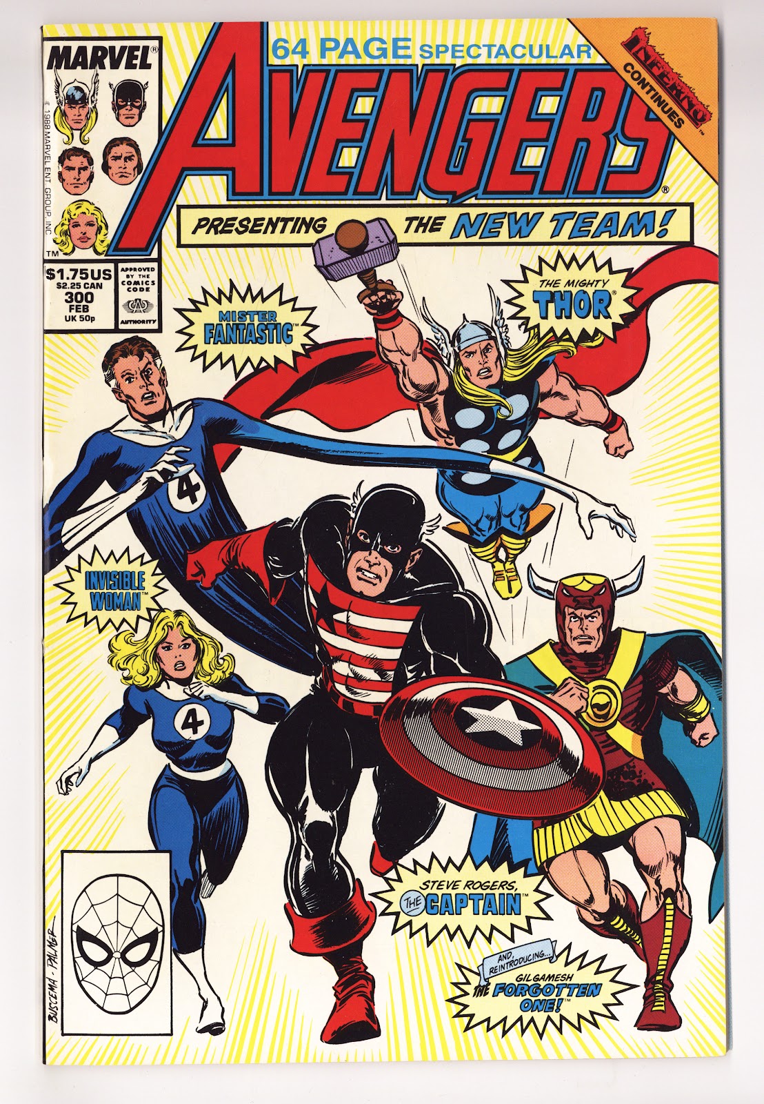 The Avengers Vol 1 300 High Grade (1989) 