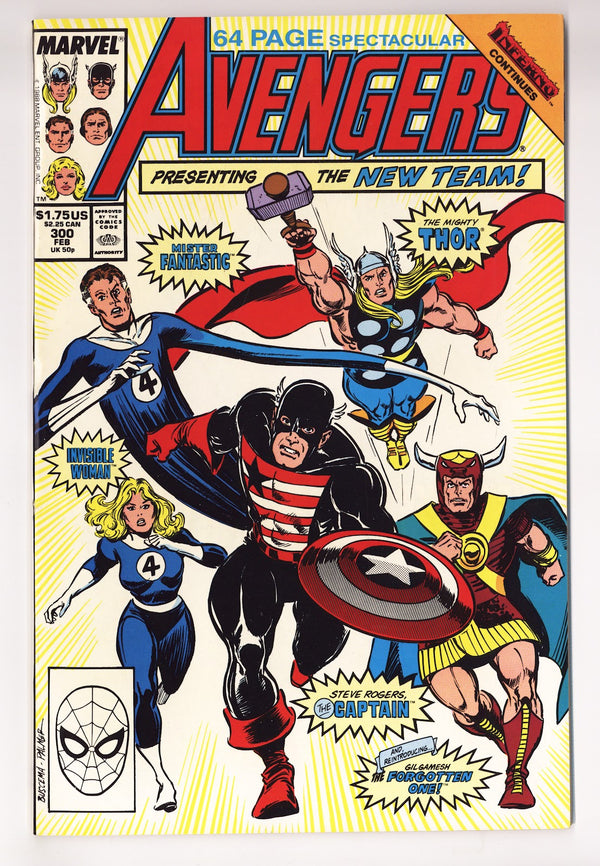 The Avengers Vol 1 300 High Grade (1989)