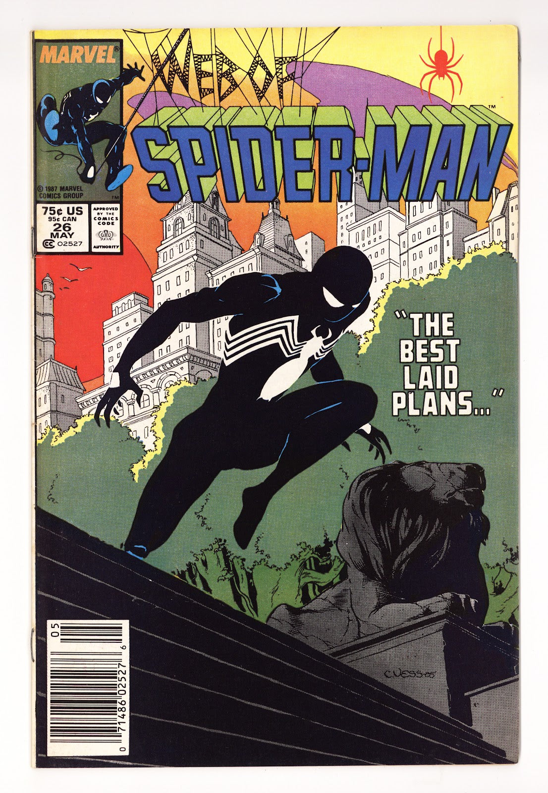 Web of Spider-Man Vol 1 26  Mid Grade   (1987)   Newsstand