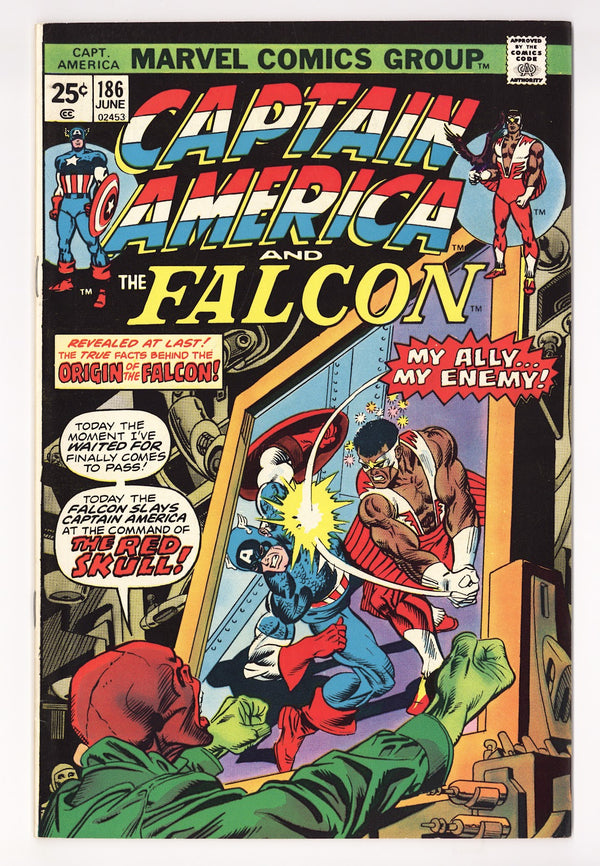 Captain America Vol 1 186 Mid Grade (1975)