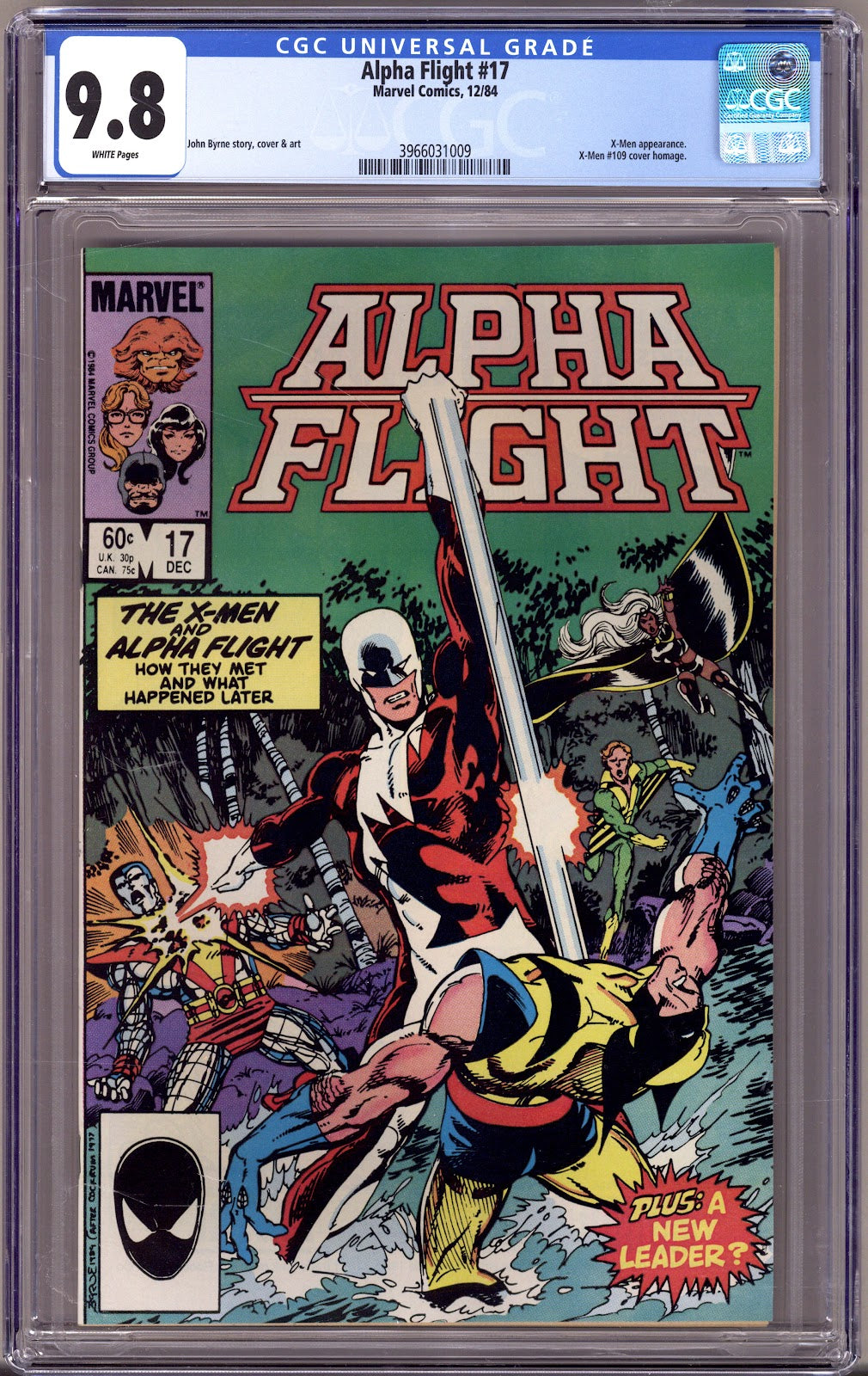 Alpha Flight Vol 1 17 CGC 9.8 (NM/M) (1984) 