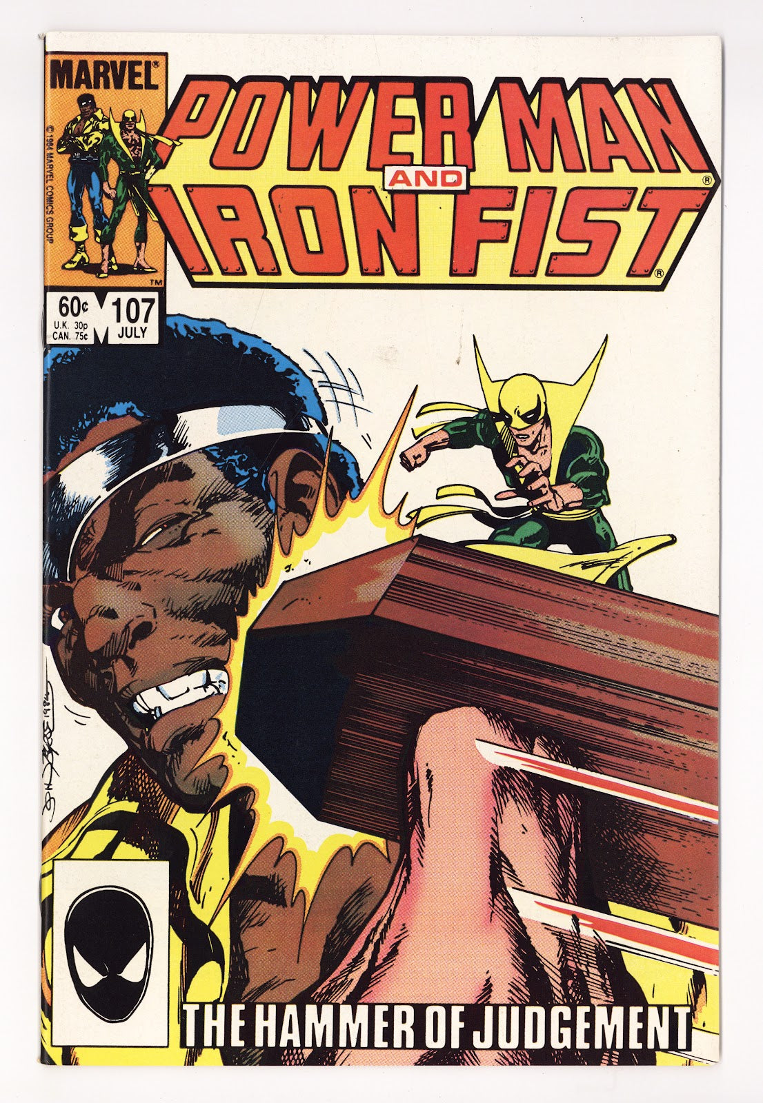 Power Man and Iron Fist Vol 1 107  High Grade   (1984)   Direct  