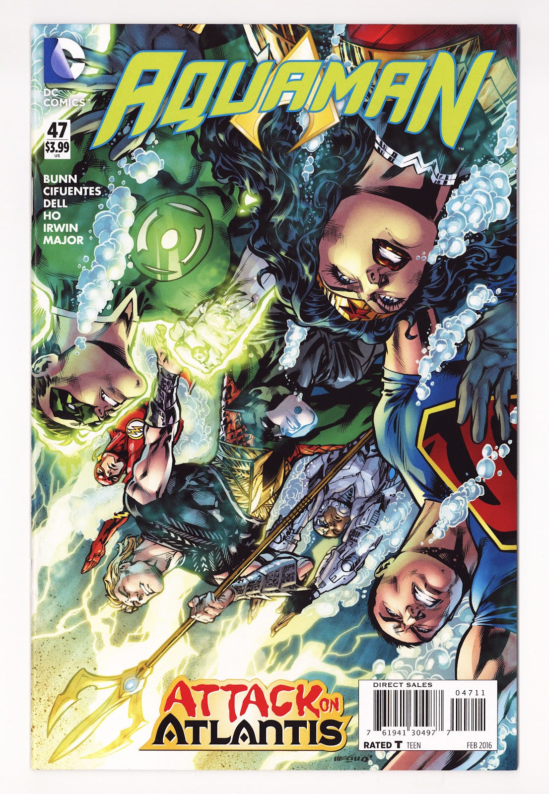 Aquaman Vol 7 47 High Grade (2016) Direct Sales 