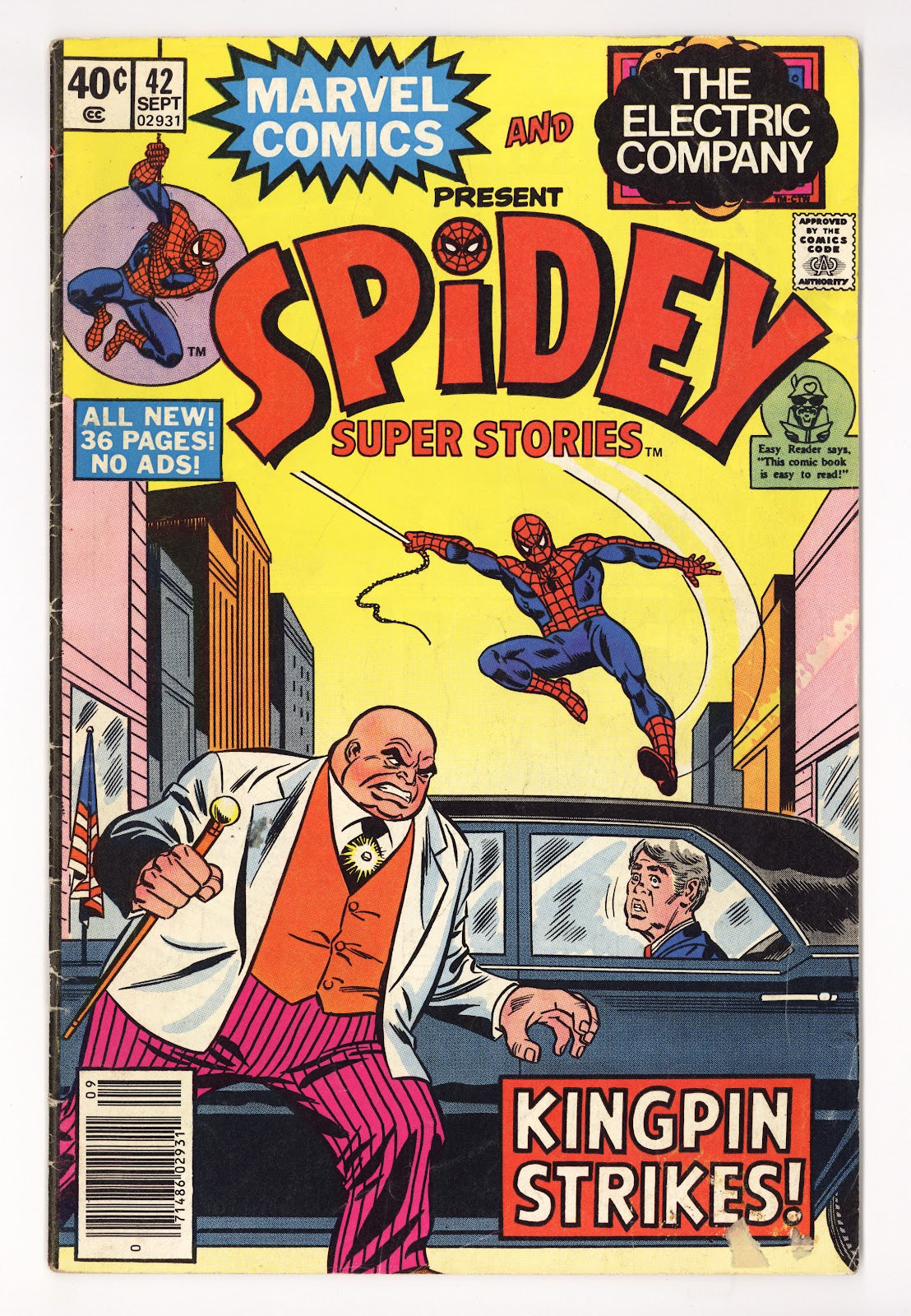 Spidey Super Stories 42 Low Grade (1979) Newsstand 