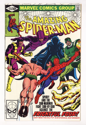 The Amazing Spider-Man Vol 1 214 VF+ (8.5) (1981)