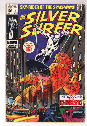 The Silver Surfer Vol 1 8  GD (2.0)   (1969)