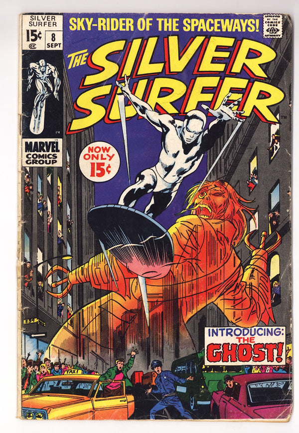 The Silver Surfer Vol 1 8  GD (2.0)   (1969)
