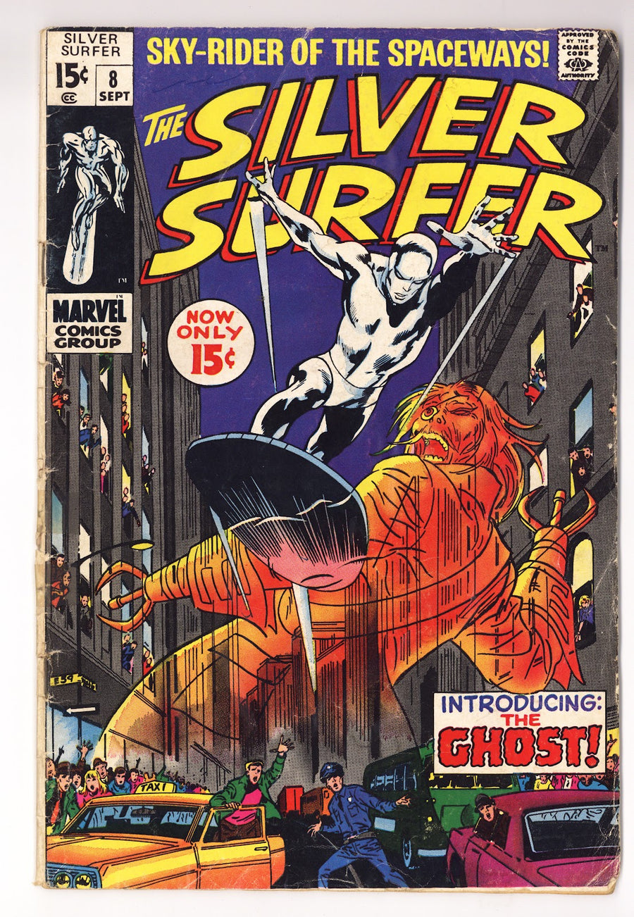 The Silver Surfer Vol 1 8  GD (2.0)   (1969)     