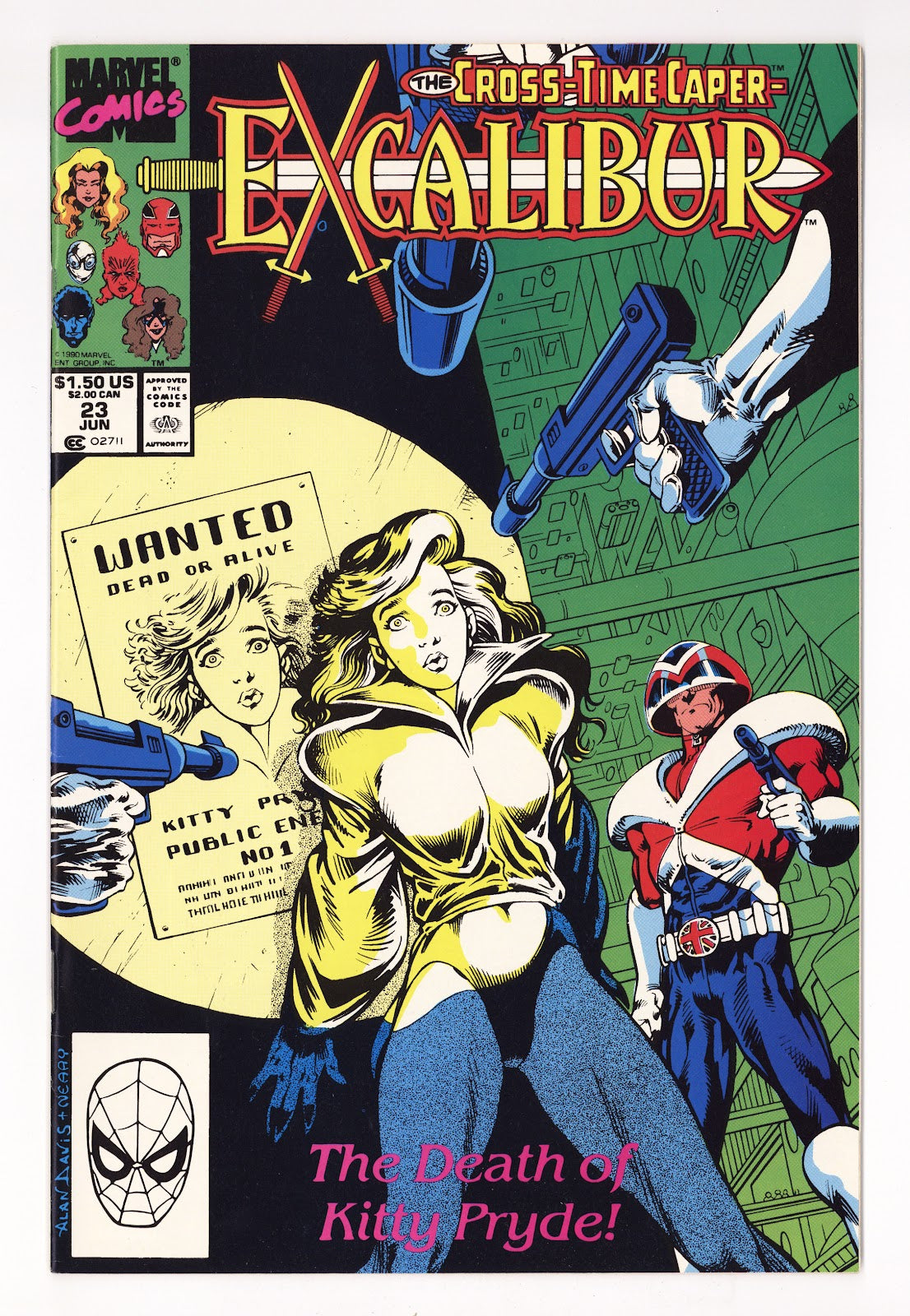 Excalibur Vol 1 23 High Grade (1990) Direct 