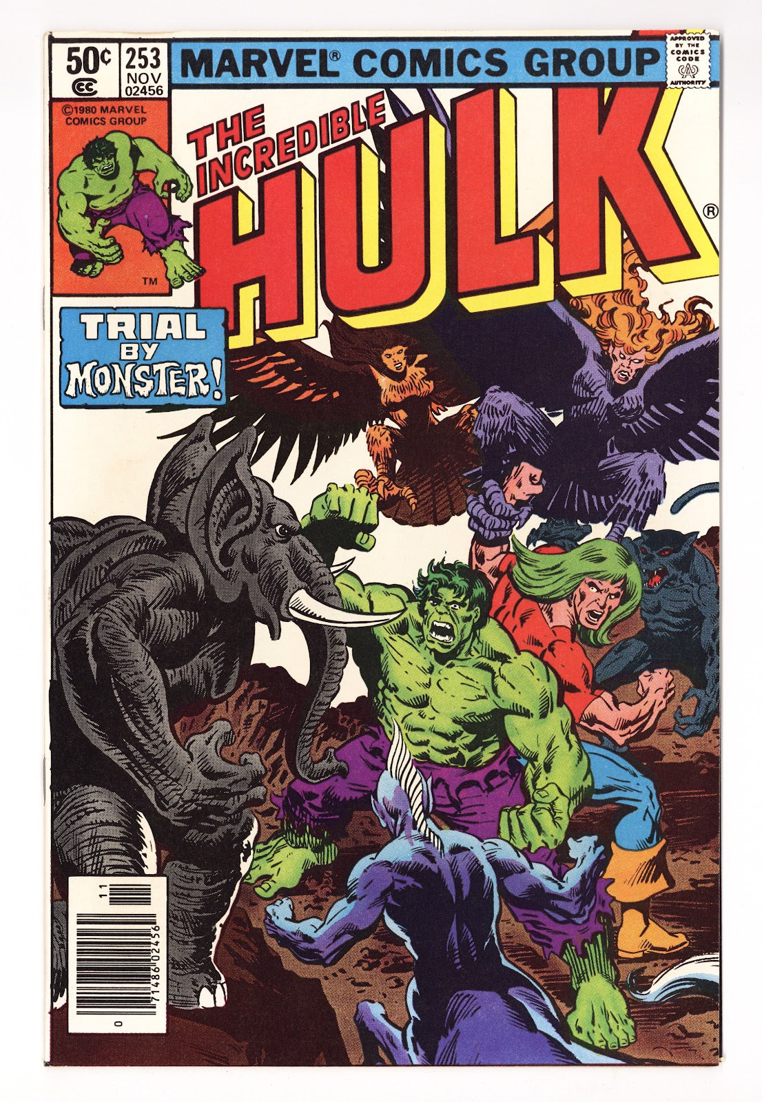 The Incredible Hulk Vol 1 253  High Grade   (1980)   Newsstand  