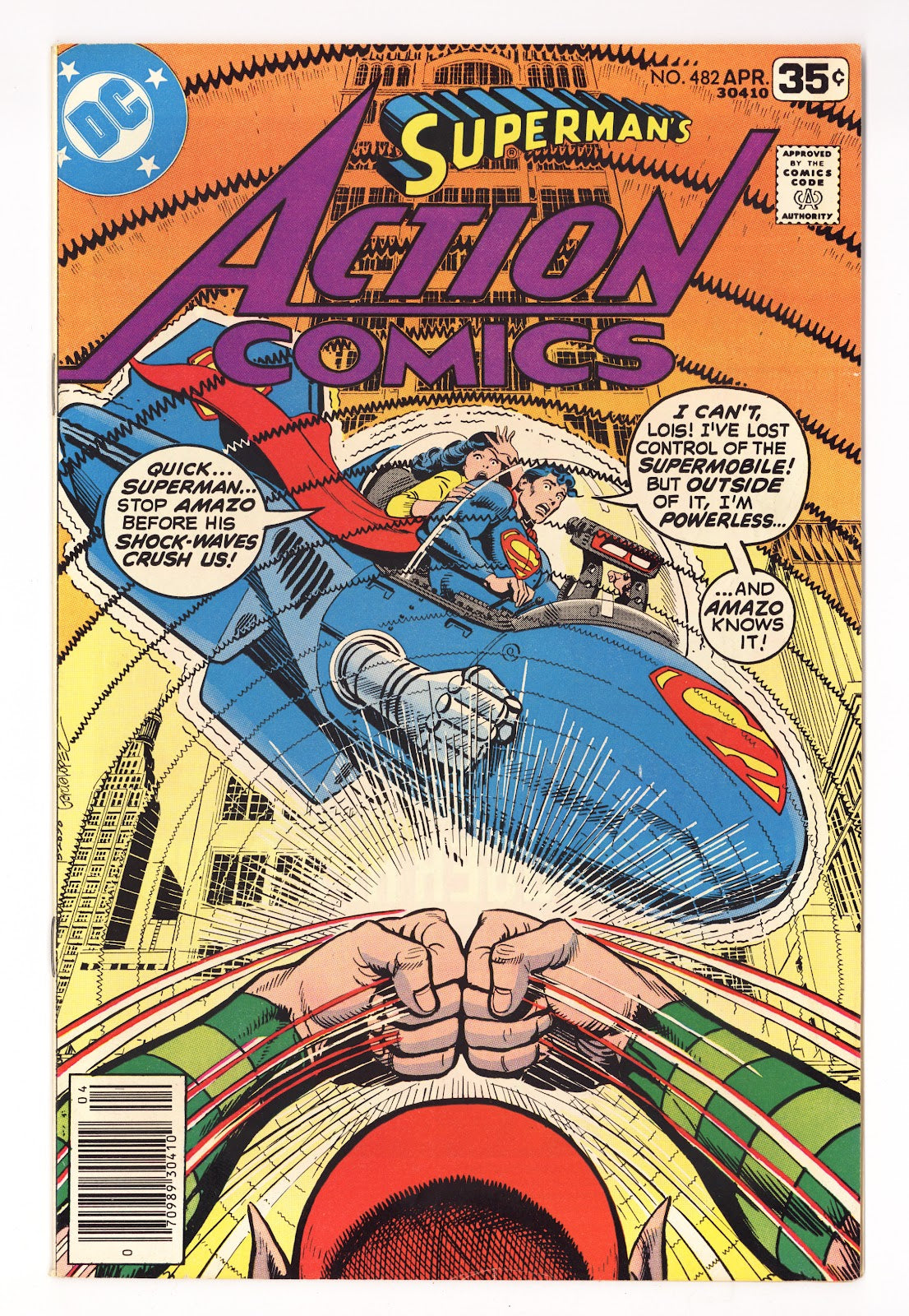 Action Comics Vol 1 482 Low Grade (1978) 