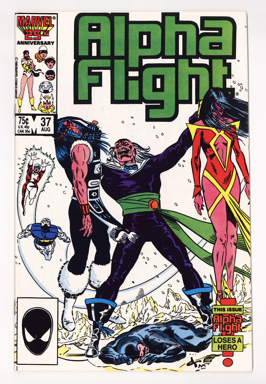 Alpha Flight Vol 1 37 Mid Grade (1986) 