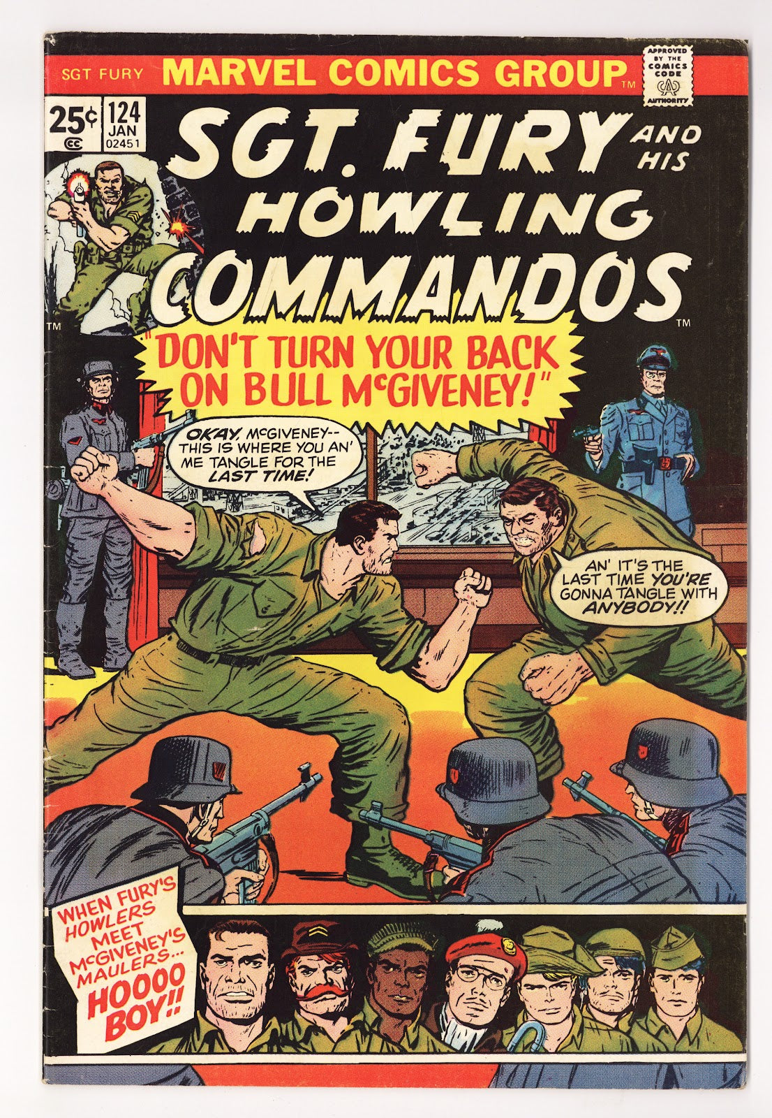 Sgt. Fury and His Howling Commandos   124  Low Grade   (1975)     