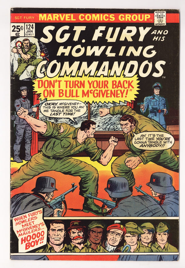 Sgt. Fury and His Howling Commandos   124  Low Grade   (1975)