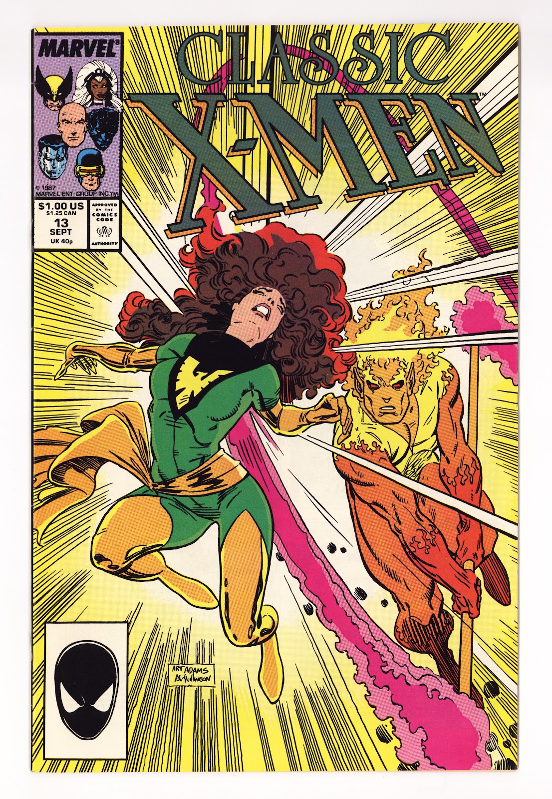 Classic X-Men 13 Mid Grade (1987) Direct 