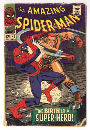 The Amazing Spider-Man Vol 1 42 GD+ (2.5) (1966)
