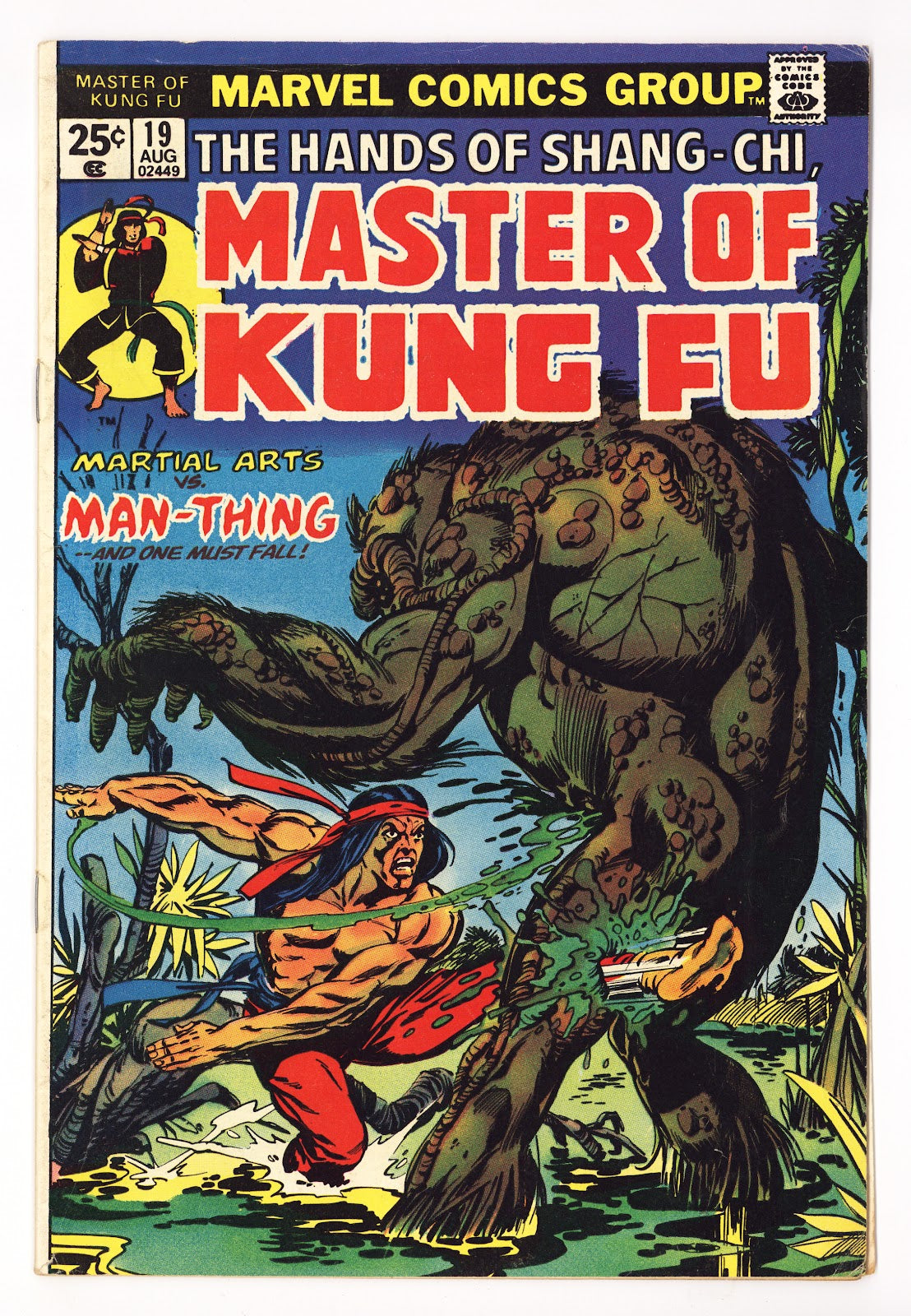 Master of Kung Fu Vol 1 19  Mid Grade   (1974)     