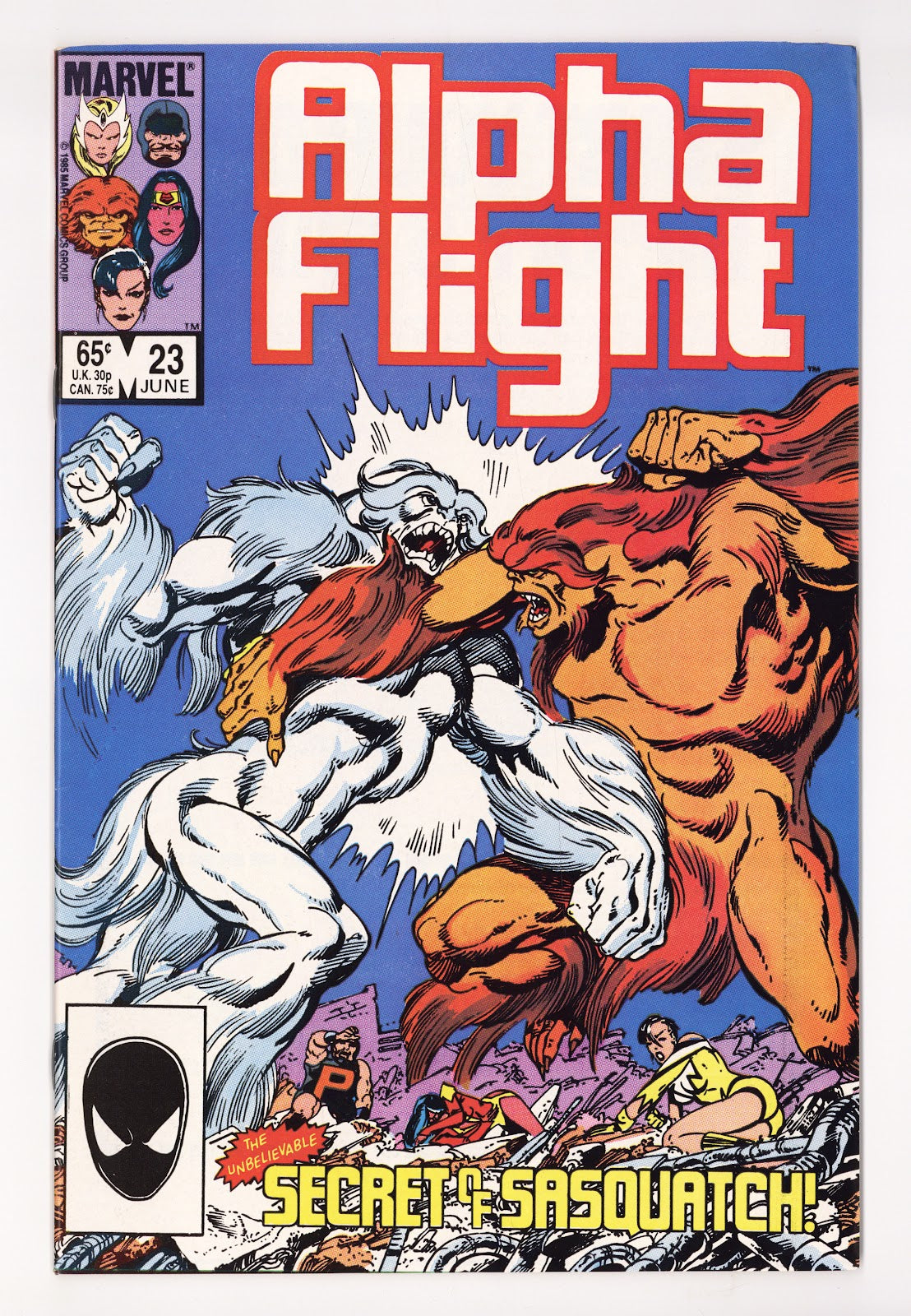 Alpha Flight Vol 1 23 Mid Grade (1985) 