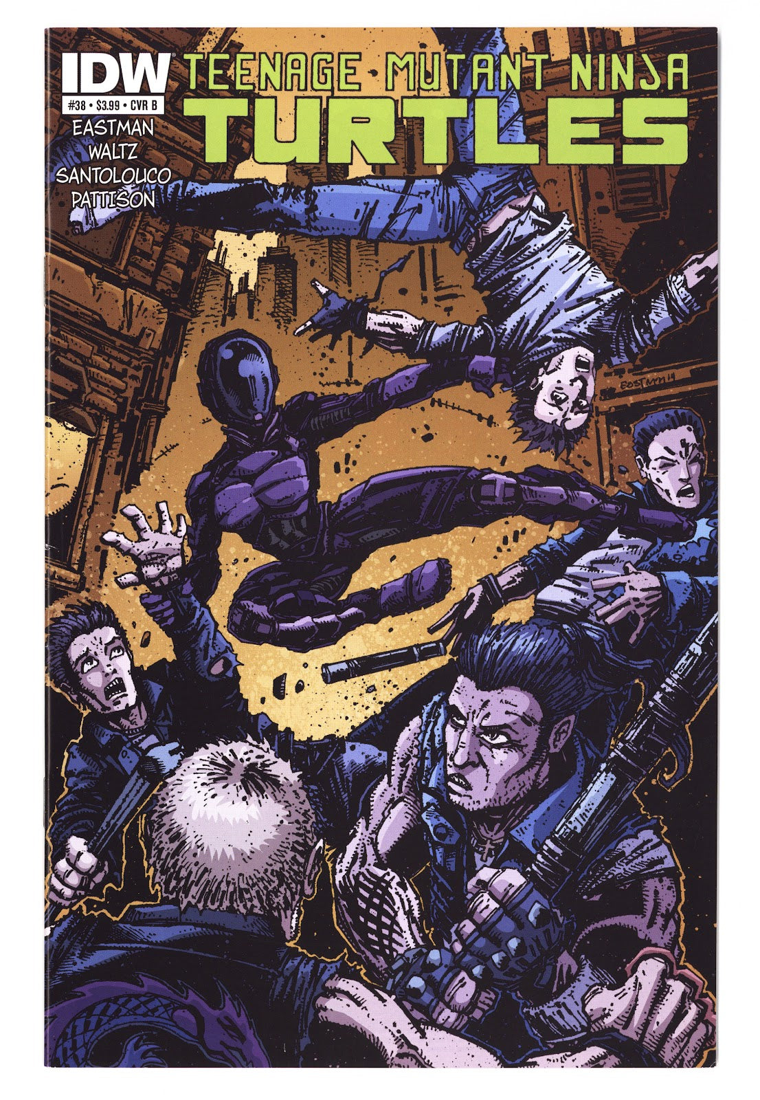 Teenage Mutant Ninja Turtles Vol 5 38 Mid Grade (2014) Eastman Variant 