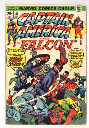 Captain America Vol 1 181  Low Grade   (1975)