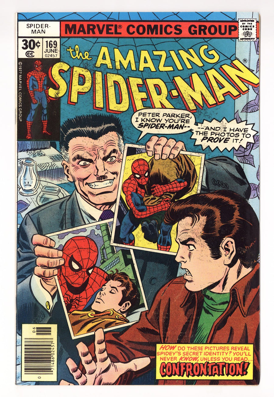 The Amazing Spider-Man Vol 1 169  FN+ (6.5)   (1977)   30¢