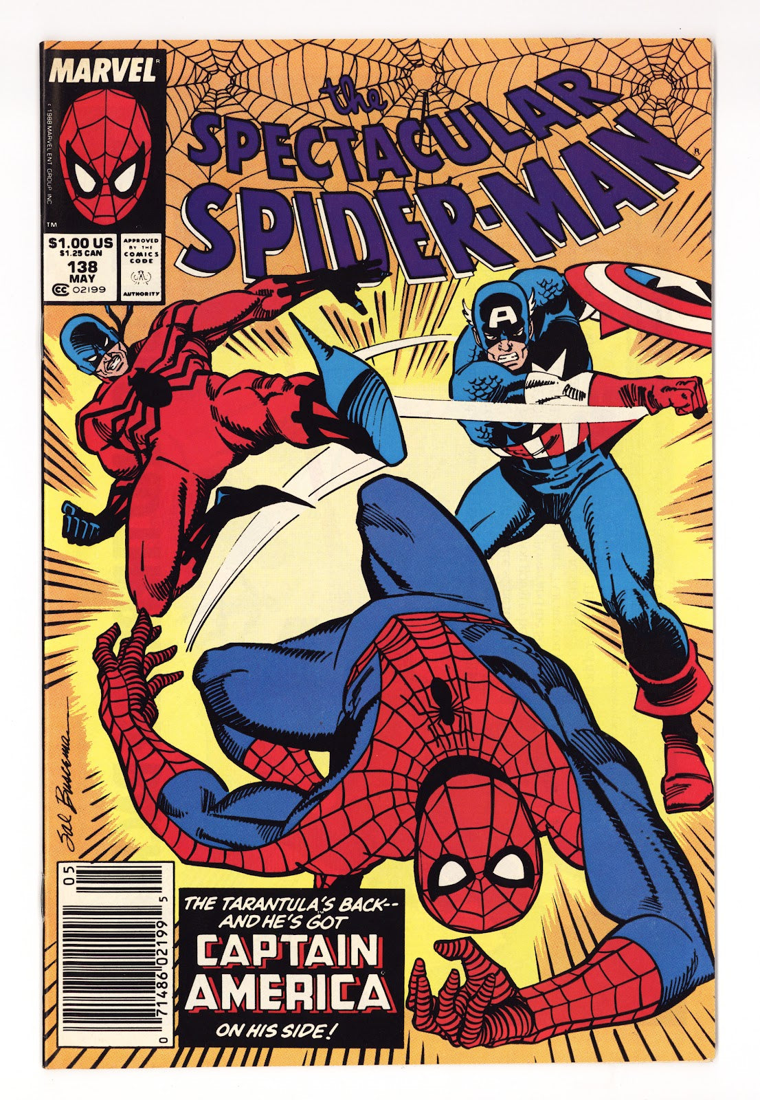 The Spectacular Spider-Man Vol 1 138  High Grade   (1988)   Newsstand