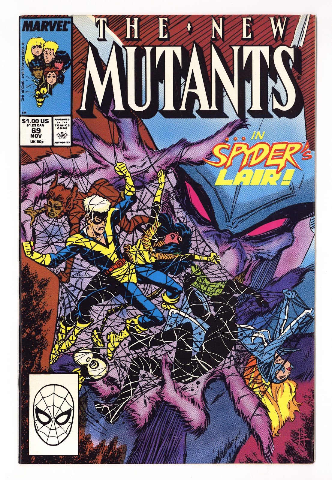 The New Mutants Vol 1 69 Mid Grade (1988) Direct 