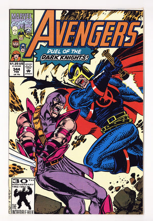 The Avengers Vol 1 344 High Grade (1992)