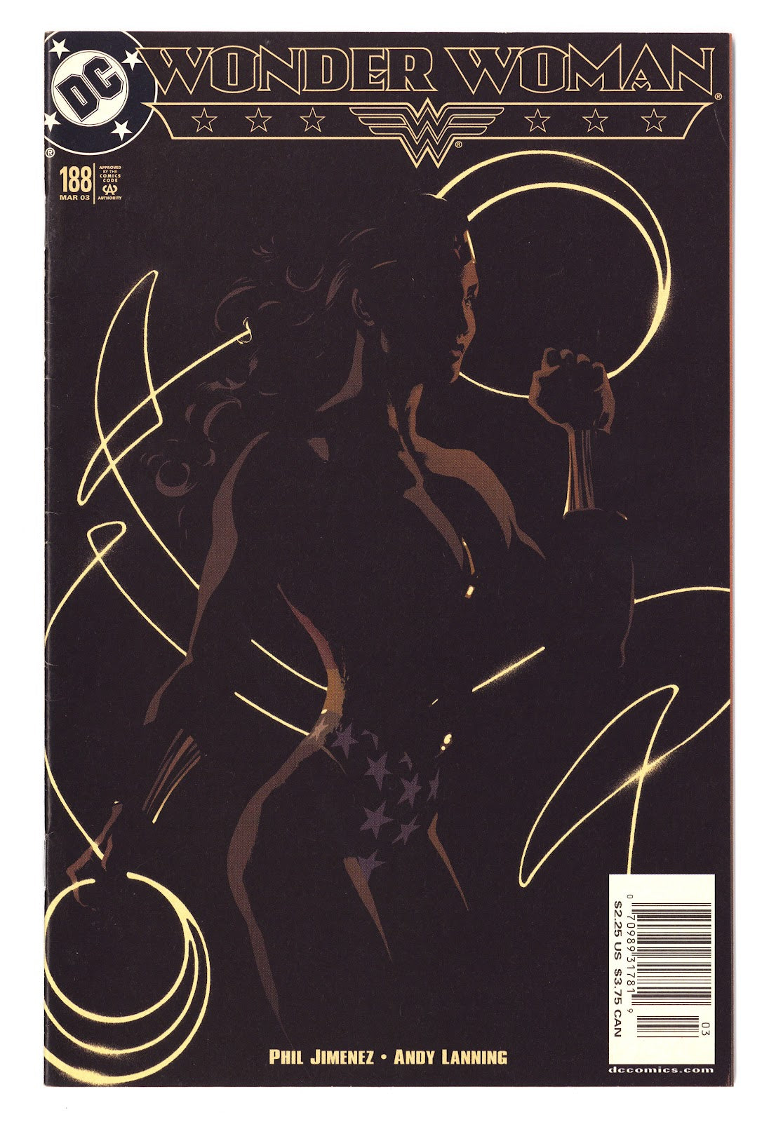 Wonder Woman Vol 2 188  FN+ (6.5)   (2003)   Newsstand  