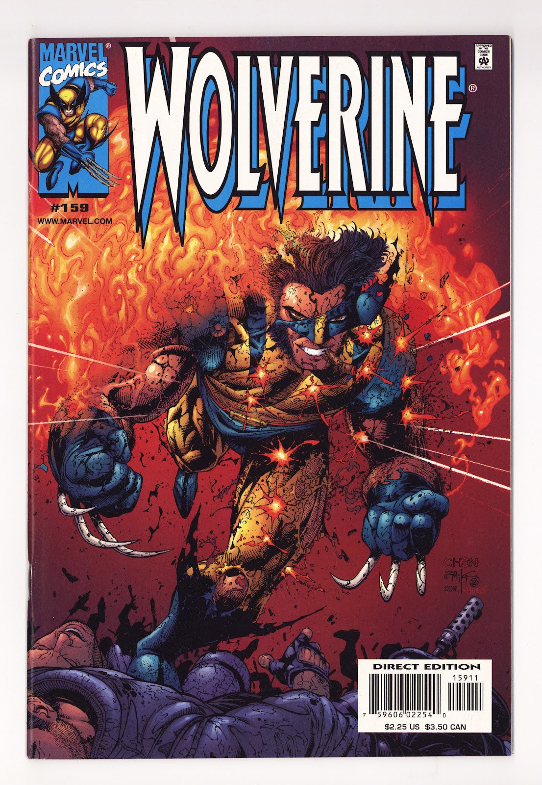 Wolverine Vol 2 159  High Grade   (2001)     