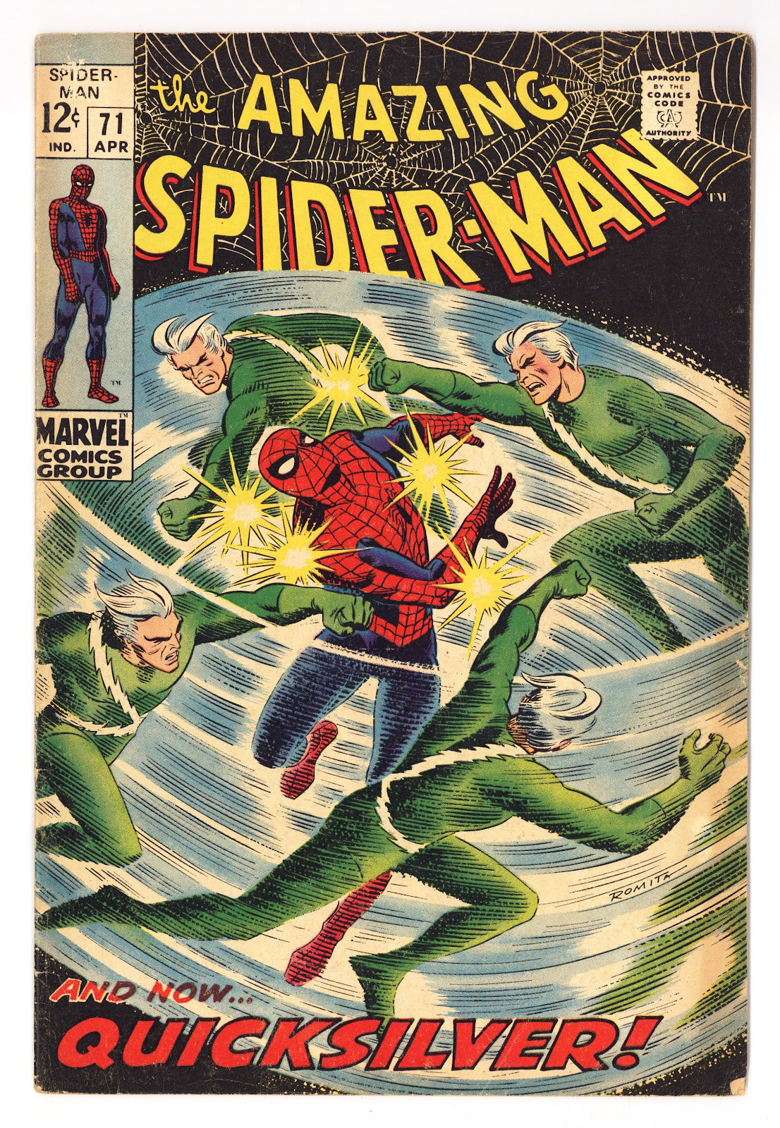 The Amazing Spider-Man Vol 1 71 VG+ (4.5) (1969)  