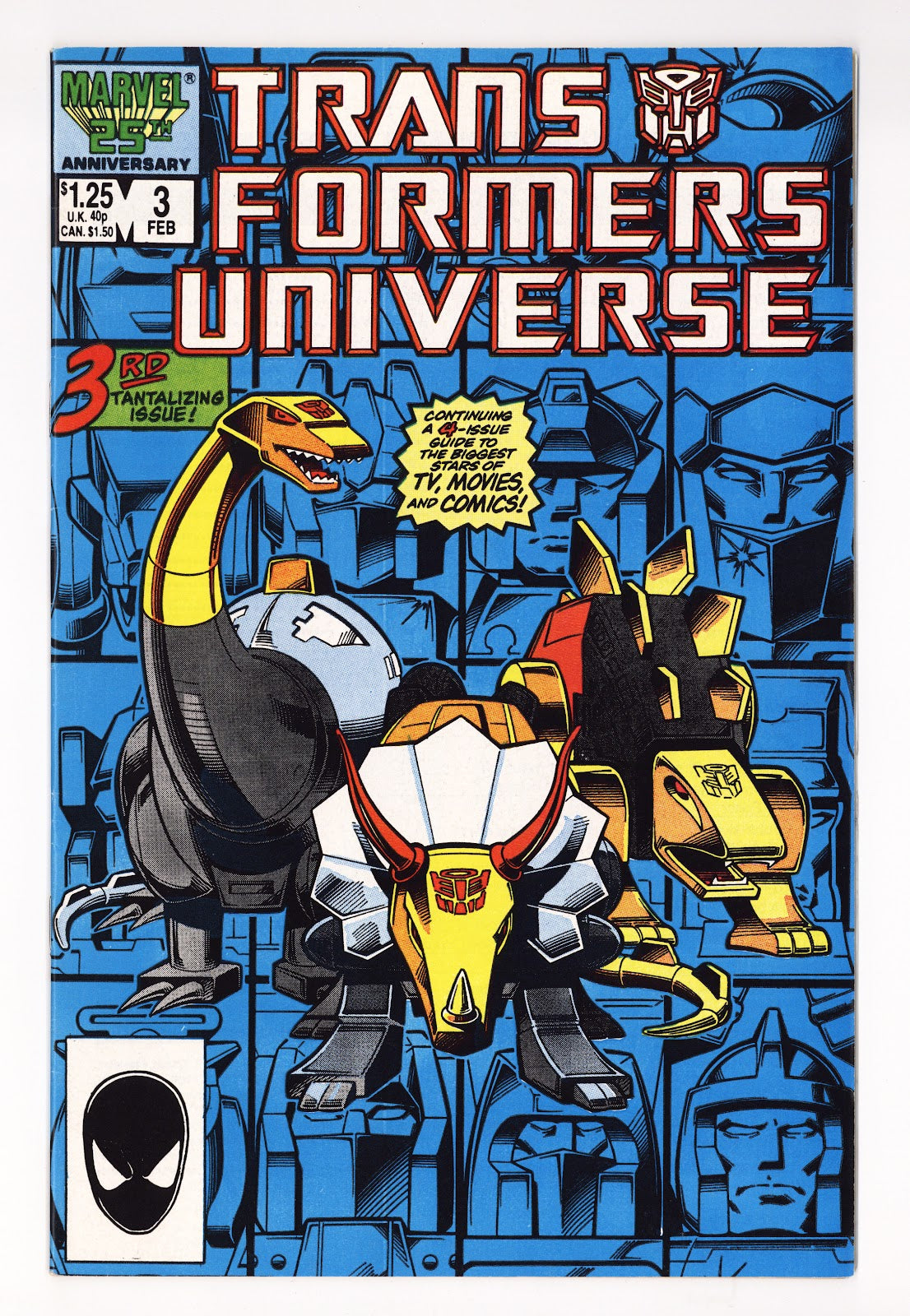 The Transformers Universe Vol 1 3  Mid Grade   (1987)     
