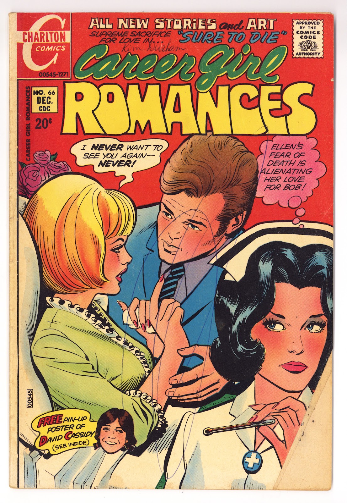 Career Girl Romances   66  Low Grade   (1971)     
