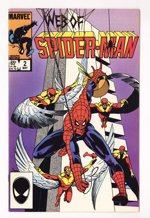 Web of Spider-Man Vol 1 2  High Grade   (1985)   Direct