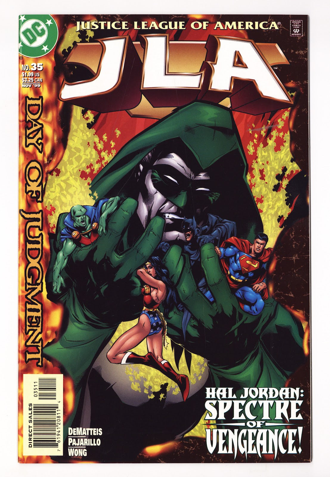 JLA 35 High Grade (1999) Direct Sales 