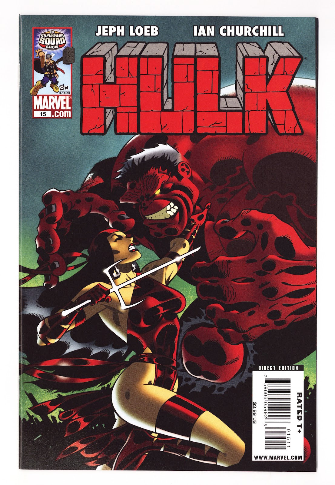 Hulk Vol 1 15  NM- (9.2)   (2009)     