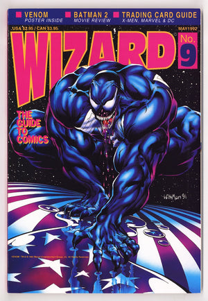 Wizard: The Comics Magazine 9 VF/NM (9.0) (1992)
