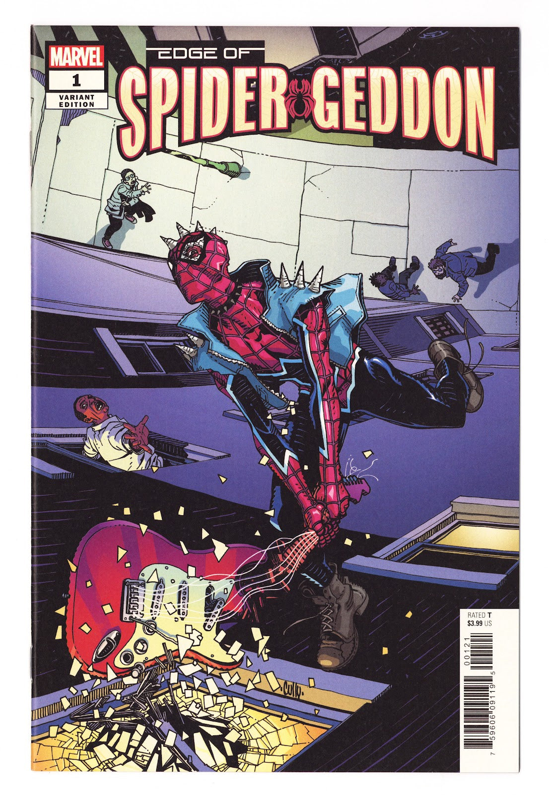 Edge of Spider-Geddon   1  VF/NM (9.0)   (2018) Hamner   Variant  