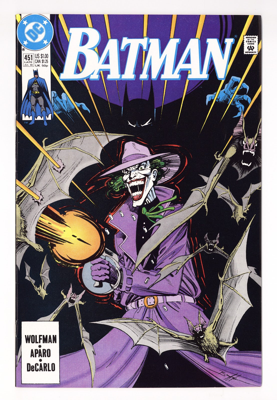 Batman Vol 1 451 High Grade (1990) Direct 