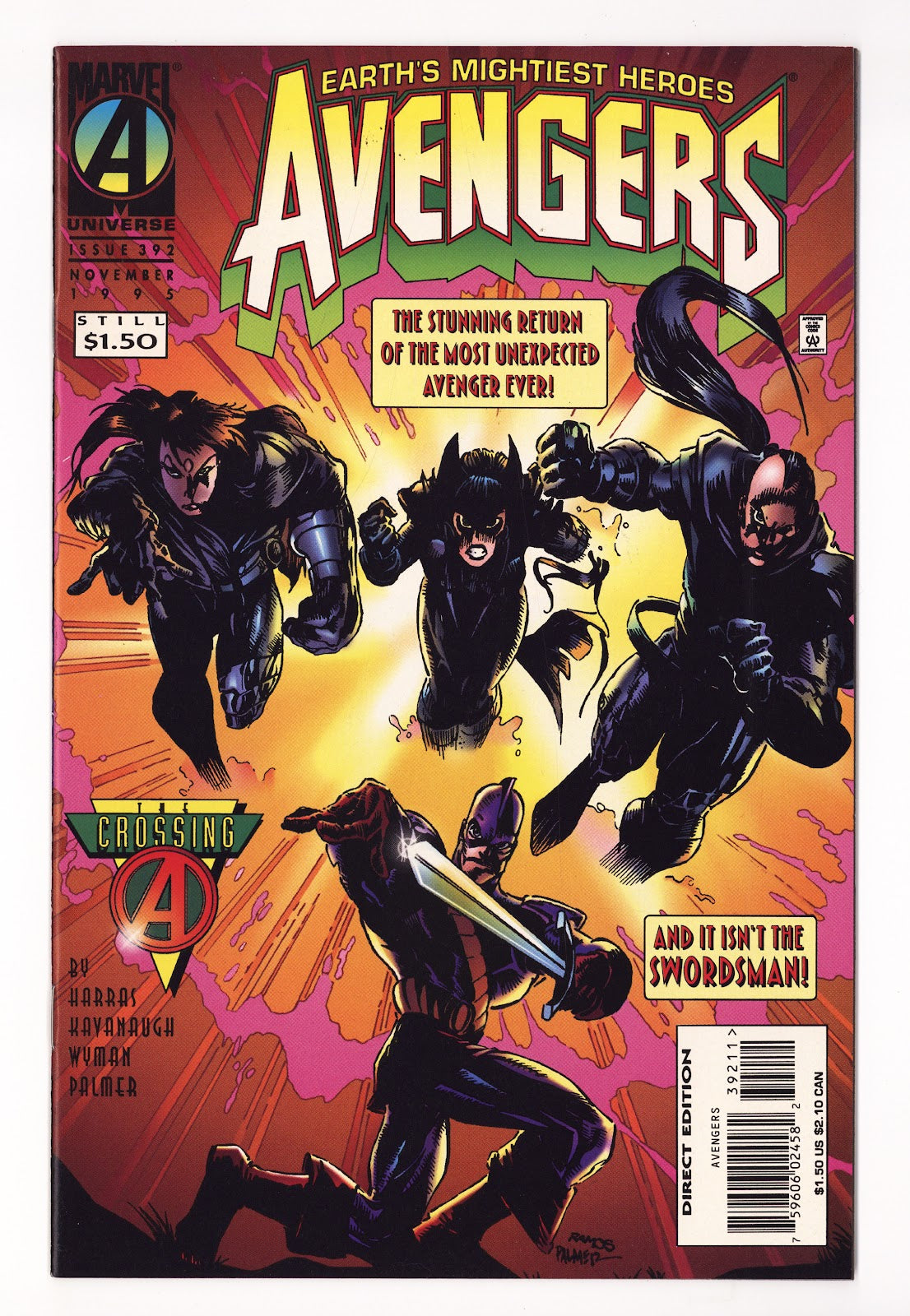 The Avengers Vol 1 392 High Grade (1995) 