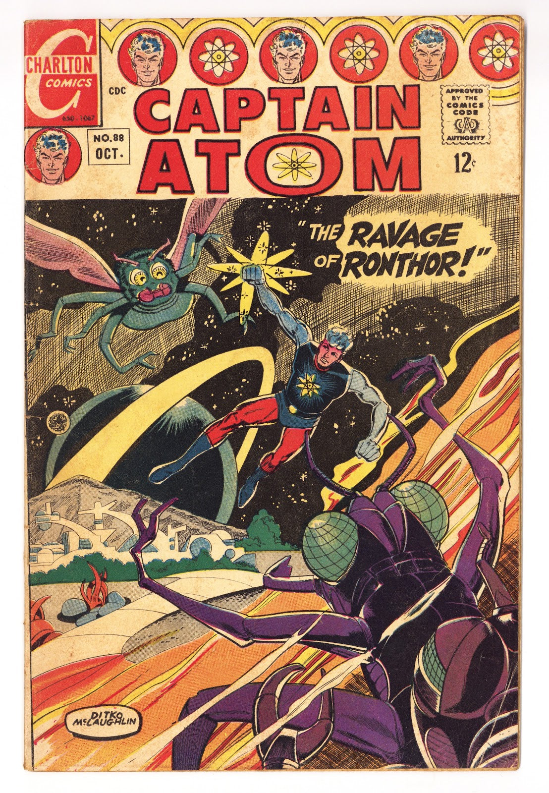 Captain Atom Vol 2 88  VG+ (4.5)   (1967)