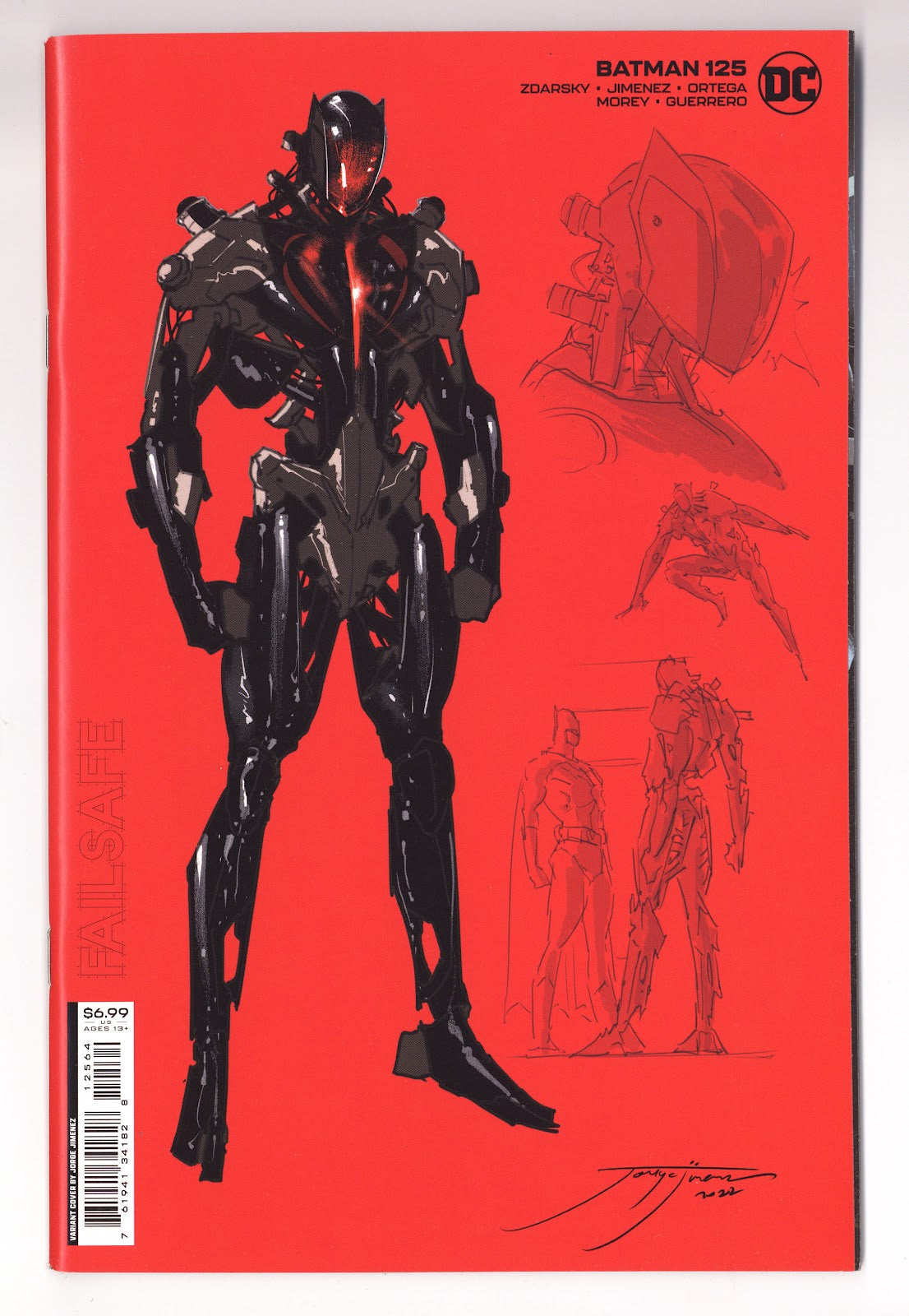 Batman Vol 3 125 High Grade (2022) Incentive Variant 