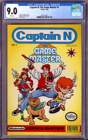 Captain N: The Game Master 1 CGC 9.0 (VF/NM) (1990)